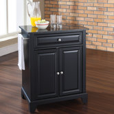 Newport Kitchen Island with Granite Top