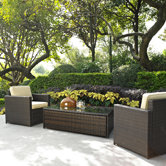 Palm Harbor 3 Piece Deep Seating Group with Cushions