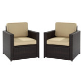 Palm Harbor 2 Piece Deep Seating Group with Cushions