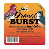 Orange Burst Wild Bird Suet Cake