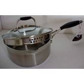 Cooksworld Saucepan with Strainer Lid