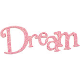 Dream Glitter Wall Word