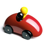 Streamliner Rally Car in Red