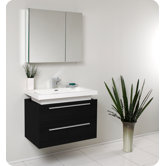Medio Modern Bathroom Vanity with Medicine Cabinet