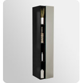 Bathroom Linen Cabinet with 4 Cubby Holes & Mirror