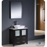 Torino 30" Modern Bathroom Vanity with Vessel Sink