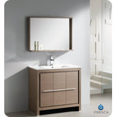 Allier 36" Modern Bathroom Vanity with Mirror