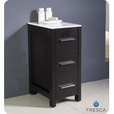 Torino 12" Bathroom Linen Side Cabinet