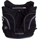 Poochy Dog Pouch in Black