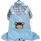 Frog and Monkey PJ Dog Suit Set