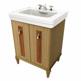 Lutezia Modernique 28" Bathroom Vanity Set with Countertop Sink
