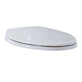 Round Front Slow Close Toilet Seat Cover with Hinges