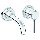 Atrio Wall Mounted Sink Faucet with Single Handle