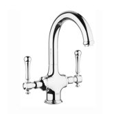 Bridgeford Water Care Double Handle Centerset Bar Faucet with Less Handle