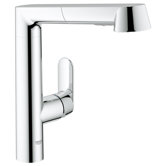 K7 Main Single Handle Single Hole Kitchen Faucet with Watercare and Pull Out Spray