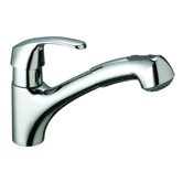 Alira One Handle Single Hole Kitchen Faucet with Water Care with Dual Spray Pull-Out