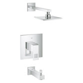 Eurocube Volume Control Tub and Shower Faucet