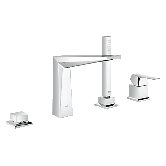 Allure Brilliant Single Handle Deck Mount Bathroom Combination