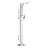 Allure Brilliant Single Handle Floor Standing Bathroom Faucet with Shower Holder