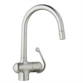 Ladylux Pro Single Handle Single Hole Kitchen Faucet with Dual Spray Pull Out