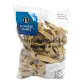 Rubber Bands, Size 84, 1 lb Bag, Natural Crepe