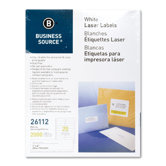 Mailing Labels, Laser, 1"x4", 2000 per Pack, White