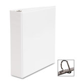 D-Ring Binder, w/ Pockets, 2" Capacity, White