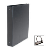 Round Ring Binder, w/ Pockets, 1-1/2", Black
