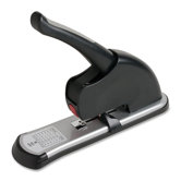 Heavy-Duty Stapler, 140 Sheet Capacity, Black/Gray