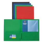 2-Pocket Folders, 125 Sh. Cap., 11"x8-1/2", 25 per Box, Assorted