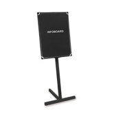 Standing Letter Board, 2'x3' Board, 19"x23"x63", Black