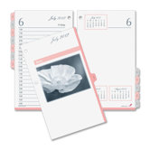 Desk Calendar Refill, 2PPD, 2-Hole Punched, 3-1/2"x6", 2013
