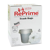 Reprime Can Liners, 32 Gal, .90 Mil, 33" X 44", 50/Box