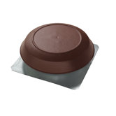 Attic Ventilator with Dome in Brown