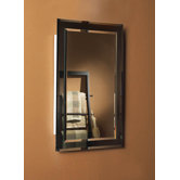 Mirror On Mirror Rectangular Single Door Recessed Cabinet