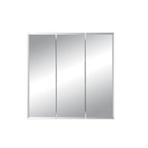 Horizon Tri View Recessed Cabinet with Beveled Mirror