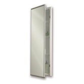 Specialty Bel Aire Auxiliary Single Recessed Cabinet in White Baked Enamel