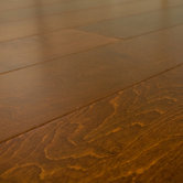Glueless Click 4" Engineered Maple in Saddle Brown
