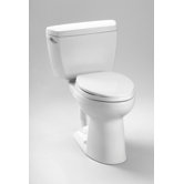 Drake 2 Piece Eco Elongated Ada Toilet with Right Hand Trip Lever in Cotton