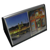 Flip-N-Tell Horizontal Easel, 17"x11", Black