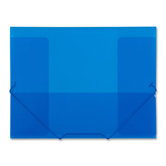 Document Wallets, Water/Tear-Proof, Letter Size, Blue