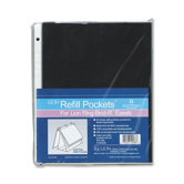 Refill Pages For Easel Binder, 11"x8-1/2", 50 per Box, Clear