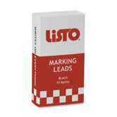 Marking Pencil Refill, For 1620, 72 Sticks/BX, Red
