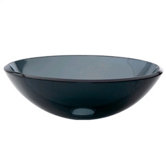 Translucence Transparent Glass Vessel Sink