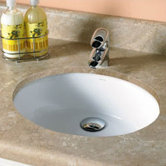 Classic Undermount Bathroom Sink with Overflow