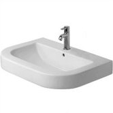 Happy D 3-Hole Pedestal Sink Basin with WonderGliss