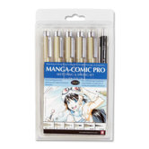 Drawing Set, Manga-Pro, Non-Toxic, Black