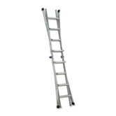Telescoping Ladder,w/ J Lock,17',8-1/2"x24-5/8"x204",AM