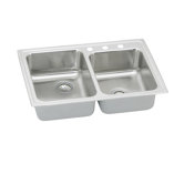 Pacemaker Gourmet 33" x 22" Stainless Steel Double Sink Set