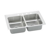 Pacemaker Gourmet 33" x 22" Double Bowl Sink Set